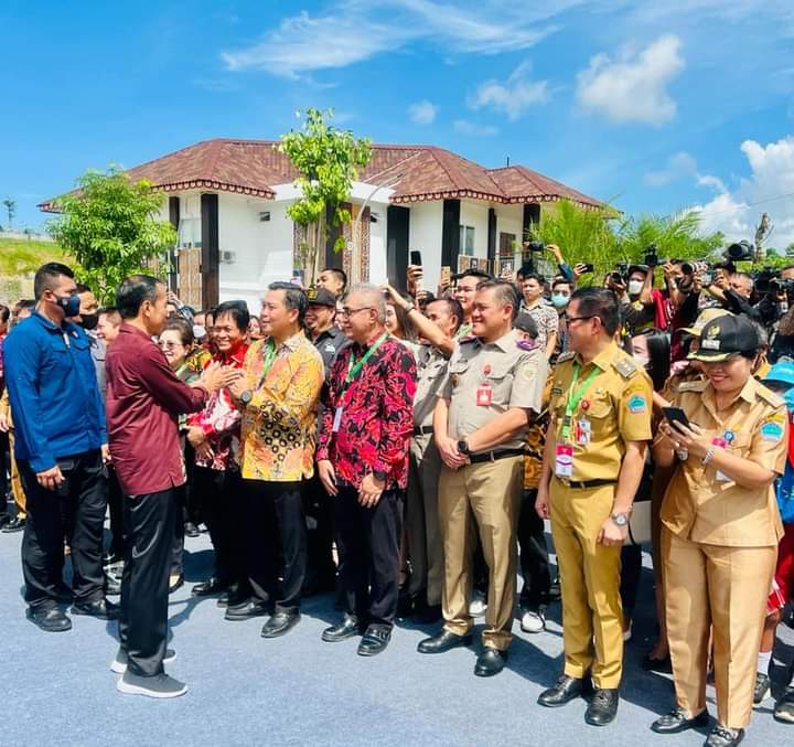 Presiden Jokowi Resmikan Bendungan Kuwil di Minut