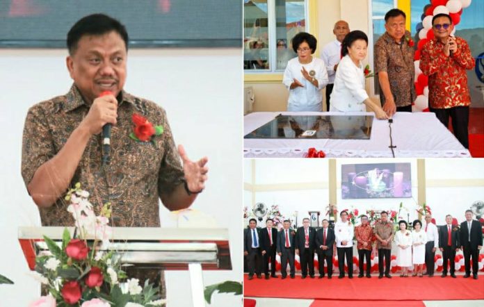 Gubernur Olly Resmikan Pastori GPdI Bukit Hermon Bitung dan Ajak Mari Jo Ba Kobong